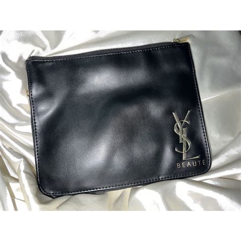 slim YSL makeup pouch